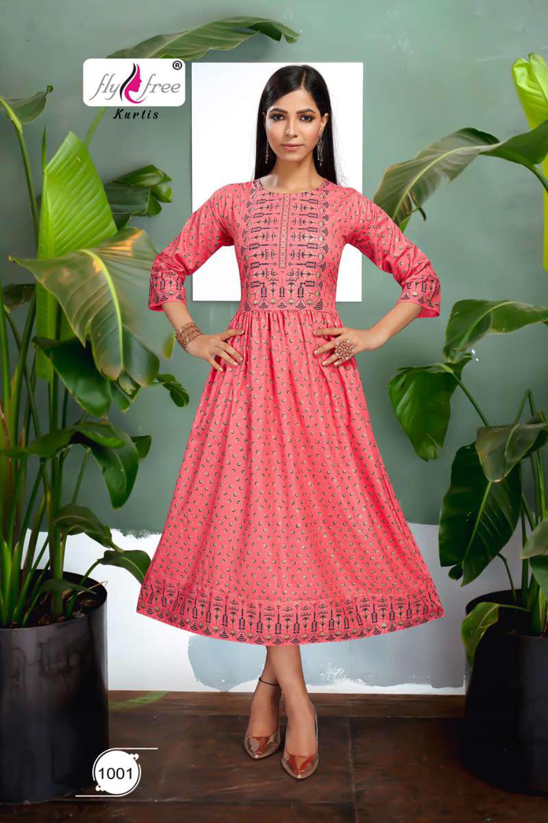 Fly Free Salt Ethnic Wear Latest Designer Fancy Anarkali Kurti Collection